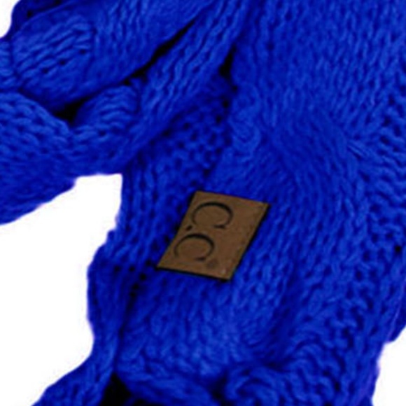C.C 3pc Knit Warm Beanie Gloves Scarves Set